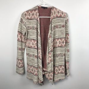 American Eagle cardigan tribal pattern